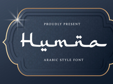 Humna - Arabic Style Font preview picture