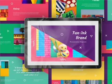 Fan-Ink Brand Keynote Template preview picture