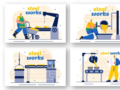 14 Steelworks Illustration