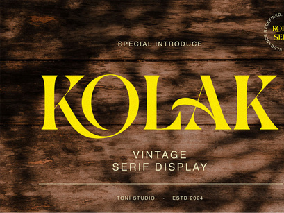 KOLAK-modern vintage
