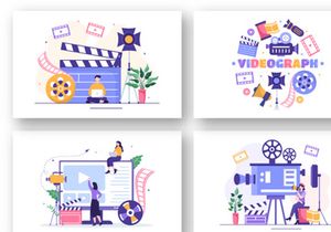 8 Videographer Services Illustration