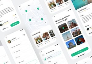 Travel App UI Kit Design