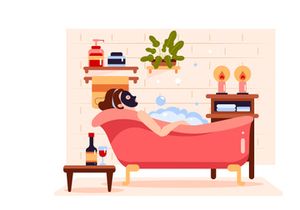 M95_Relax at Home Illustrations