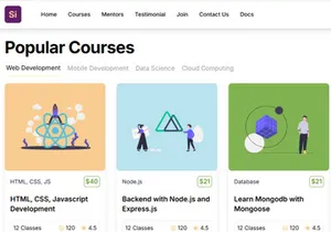 Si Educational Free NextJs Landing Page Template
