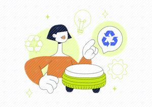10 Upcycled Interior Design Illustration