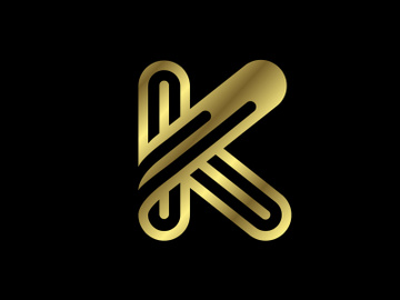 Golden capital letter. Graphic alphabet symbol for logo, Poster, Invitation. vector illustration preview picture