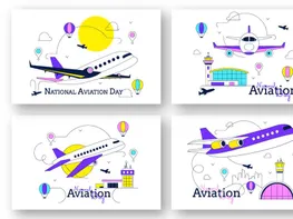 10 National Aviation Day Illustration preview picture