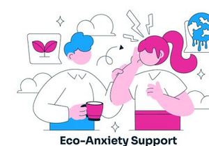 10 Eco Anxiety Support Illustration
