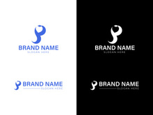 P Letter Pen Logo Design