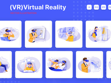 M212_Virtual Reality Illustrations preview picture