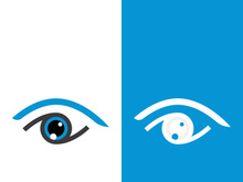 Branding identity corporate eye care vector logo design