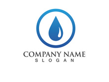 Water drop Logo Template vector