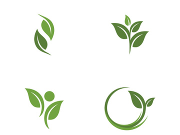 Eco green icon illustration design template preview picture