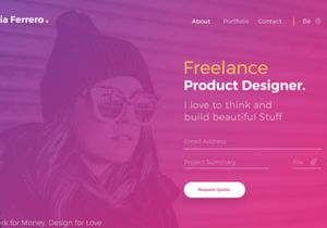 Ferrero Landing Page Template free