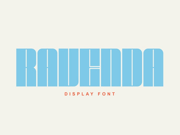 Ravenda - Display Font preview picture