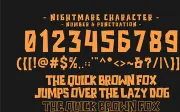 Nightmare - Halloween Display Font