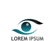 Eye logo with modern concept.