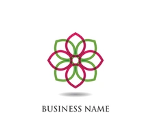 flower vector icon design template illustration