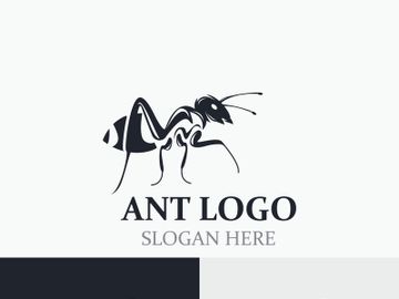 Ant logo design silhouette. Isolated animal ants on background design template vector Ant logo design silhouette. Isolated animal ants on background design template vector preview picture