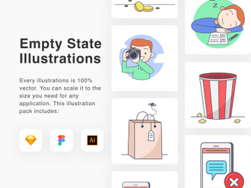 Empty State Illustrations preview picture