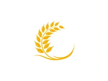 Agriculture wheat rice icon illustration