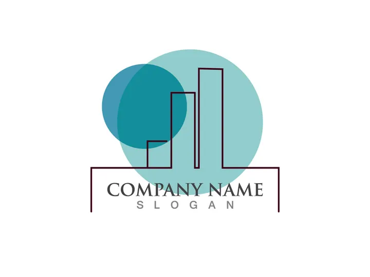 Property and Construction Vector design, real estate logo template