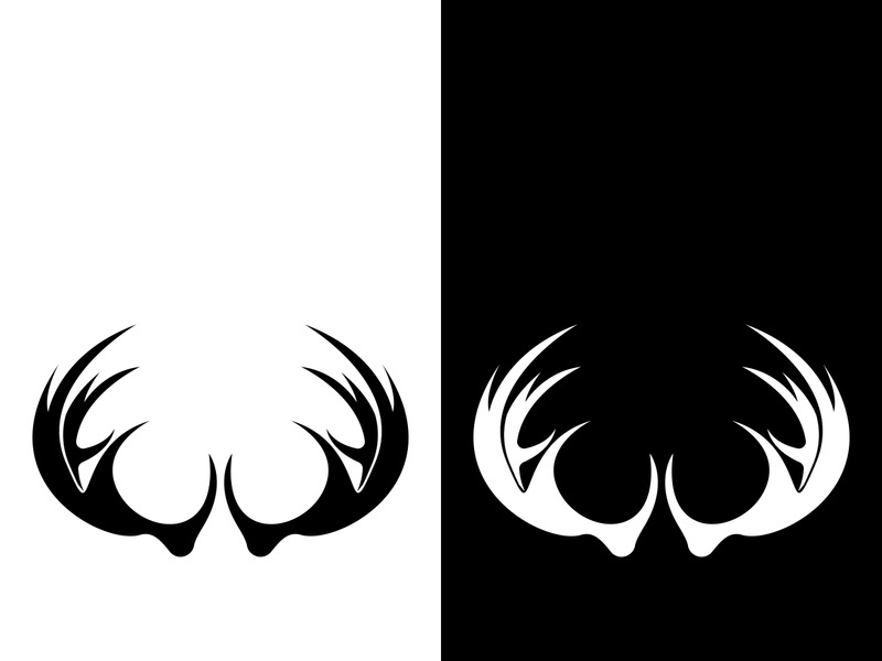 Deer logo template vector icon illustration design