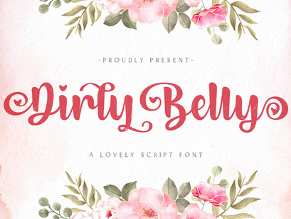 Dirly Belly - Lovely Calligraphy Font