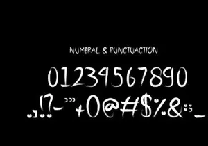 Blank Street - Hand Drawn Brush Font