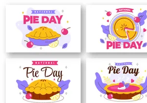 11 National Pie Day Illustration
