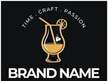 Whisky vintage logo vector illustrations design luxury