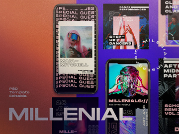 Millennial Social Media Template preview picture
