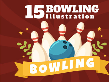 15 Bowling Game Illustration preview picture