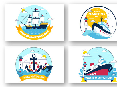 10 World Maritime Day Illustration