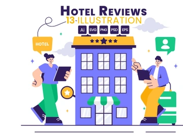 13 Hotel Reviews Illustration preview picture