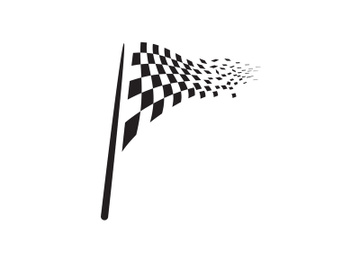 Race flag design illustration preview picture