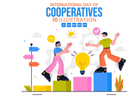 10 International Day of Cooperatives Illustration preview picture
