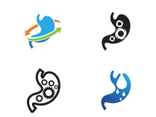 Stomach care icon designs concept illustration
