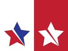 Star icon template vector illustration design