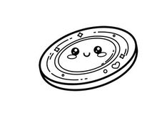 UFO flying saucer alien spaceship orbit planet vector illustration