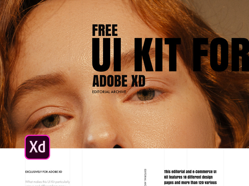 Fashion Editorial UI Kit for Adobe XD