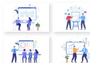 11 Business Plan Consulting Illustration