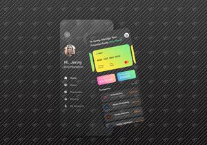 Desain UI/UX aplikasi mobile Keuangan