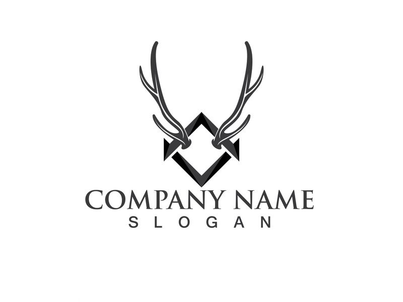 Deer vector icon illustration design