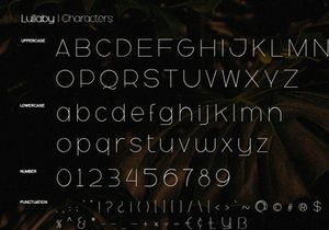 Lullaby - Sans Serif