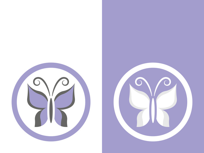 Butterfly logo icon vector design illustration