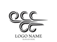 Wind icon vector illustration design template