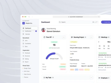SolveHR - HR SaaS Dashboard preview picture