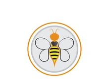 Bee Logo Template vector icon illustration design