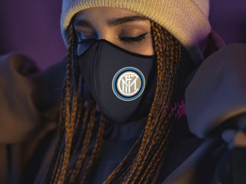 Free Half-Side View Face Mask Mockup Featuring a Girl Wearing It